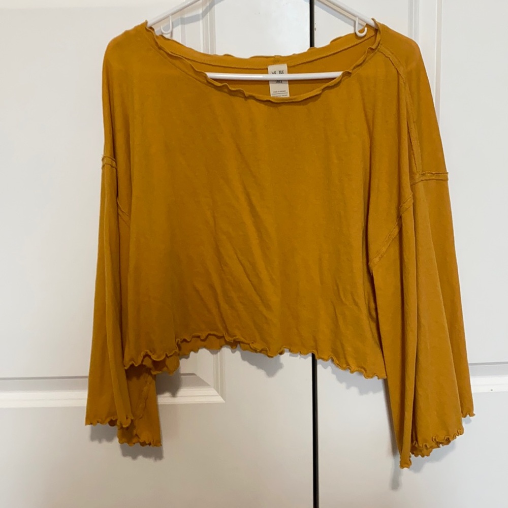 Free people yellow top